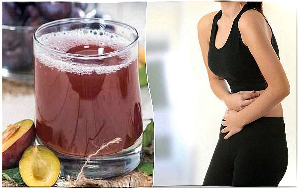 How to relieve constipation with a plum, fennel, and flax seed smoothie