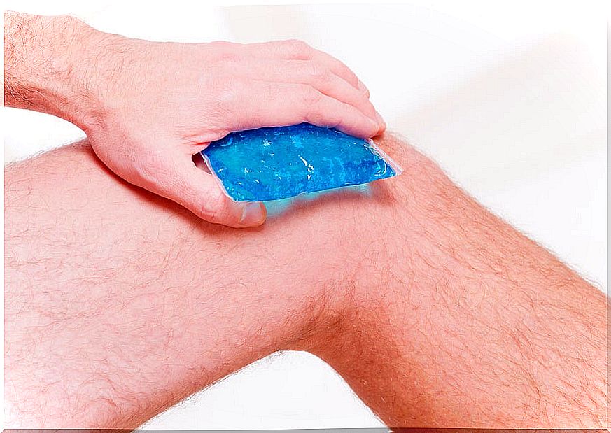 Ice packs are used to relieve the pain of bruises.
