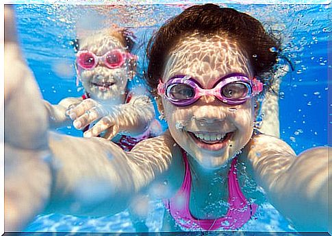 Practice swimming, beneficial but better safely
